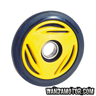 Idler Wheel Bombardier/Ski-Doo 180mm yellow