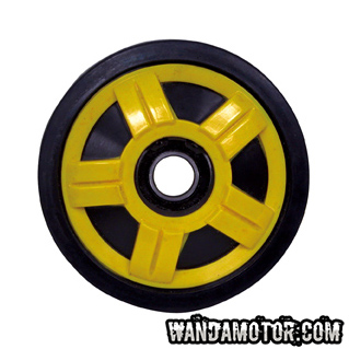 Idler Wheel Bombardier/Ski-Doo 141mm yellow