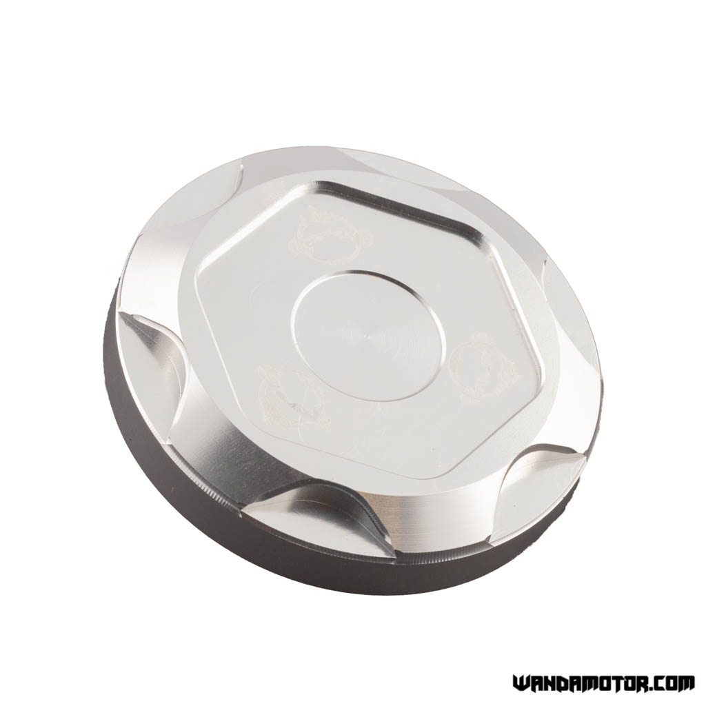 Fuel cap Monkey CNC silver