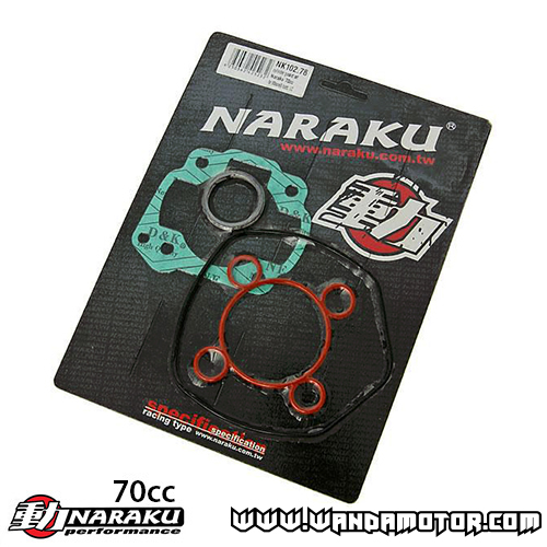 Gasket kit top end Naraku Minarelli horizontal LC 70cc