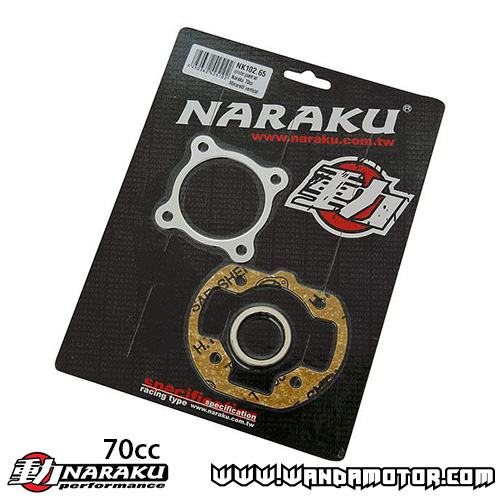 Gasket kit top end Naraku Minarelli vertical AC 70cc