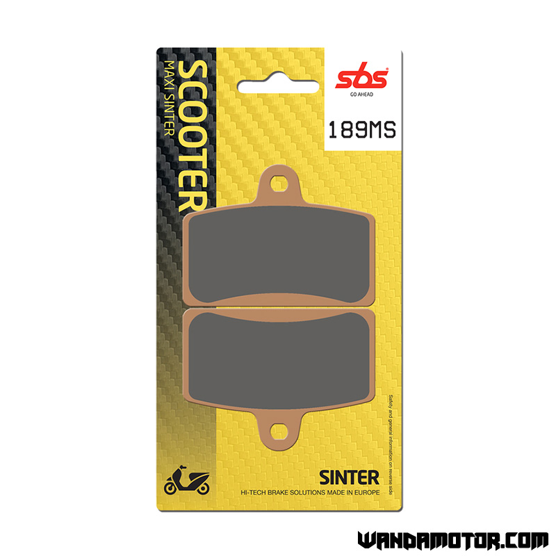 Brake pads SBS 189MS