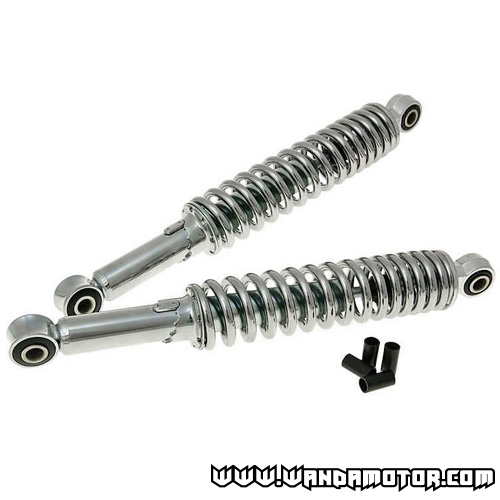 Rear shocks chrome 360mm