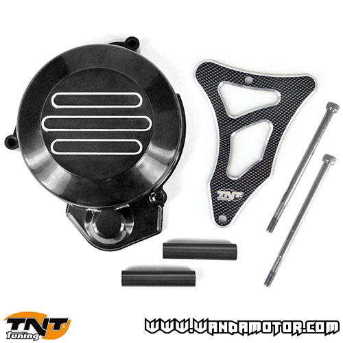 Alternator / gear cover Derbi '00-05 black/carbon