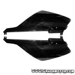 Side covers rear Derbi Senda '00-08 black