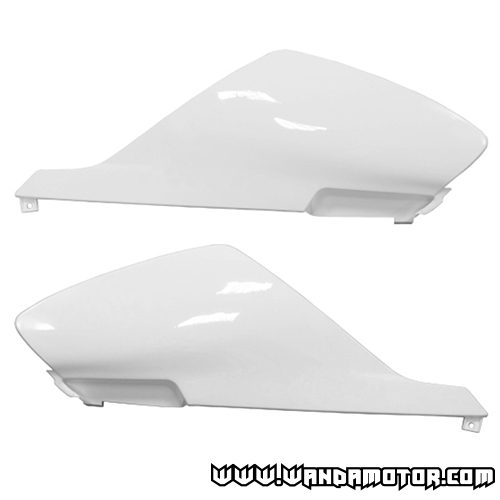 Side covers rear Derbi Senda '00-08 white