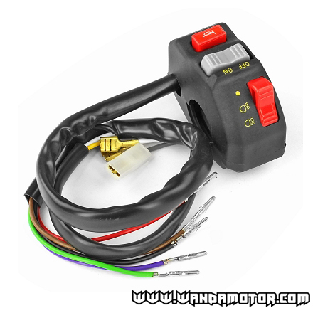 Enduro moped left switch, universal