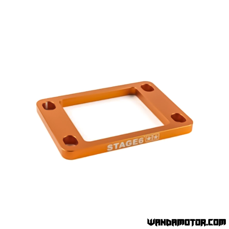 Reed valve spacer Derbi Senda / Minarelli AM6 5mm orange