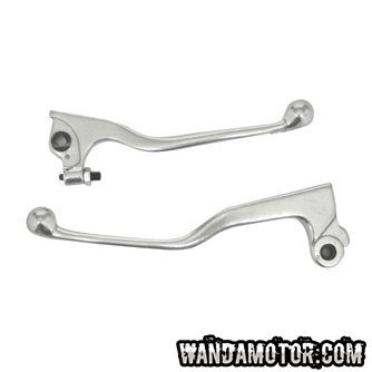 Brake / clutch lever kit DT / X-Limit '03-> aluminium