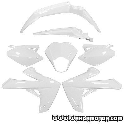 Plastic kit Rieju MRT white