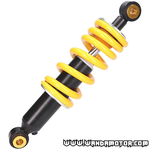 Shock absorber Derbi Senda, Gilera RCR, SMT 290mm musta-kelta