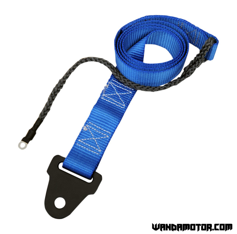 Winch plow strap