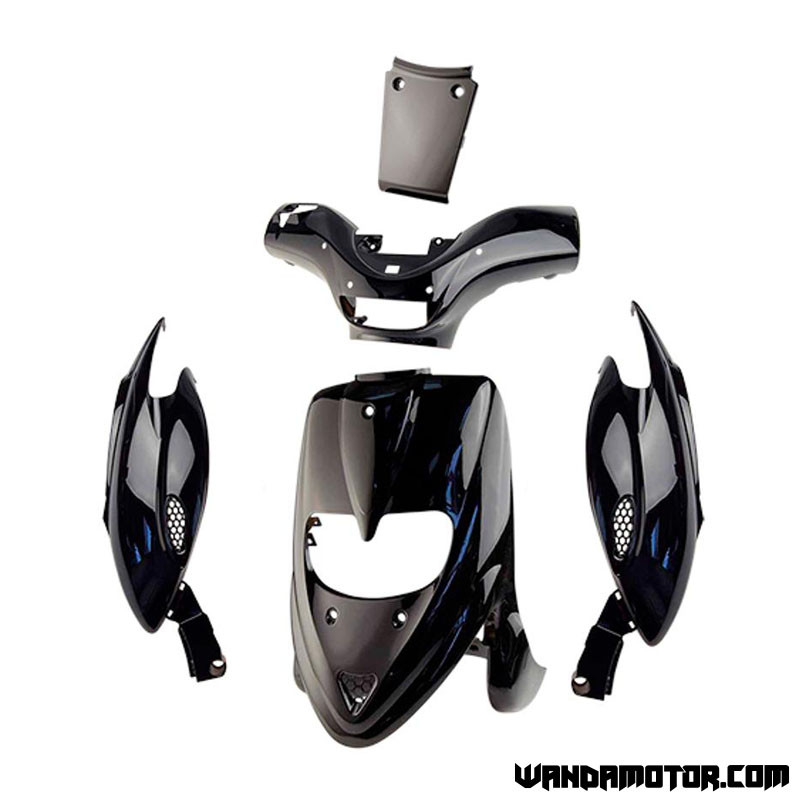 Plastic set Gilera Stalker black