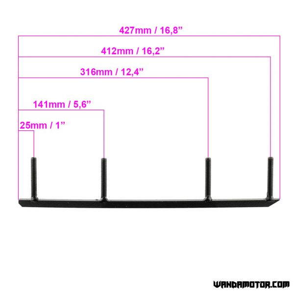 Guide rails Hardox Pro CTRL/ADJUST-2