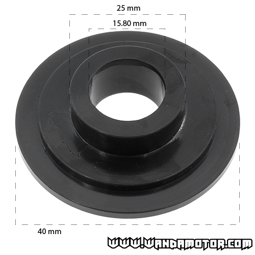 Idler wheel bushing 15,80 x 25 x 40 x 13