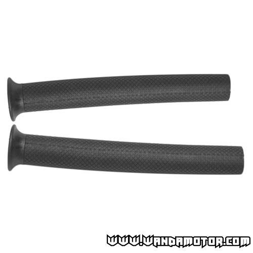 Snowmobile grips long black