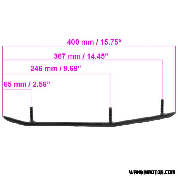 Guide rails Polaris model 1 Defender