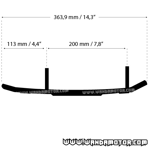 Guide rail Polaris model 7 Ripper