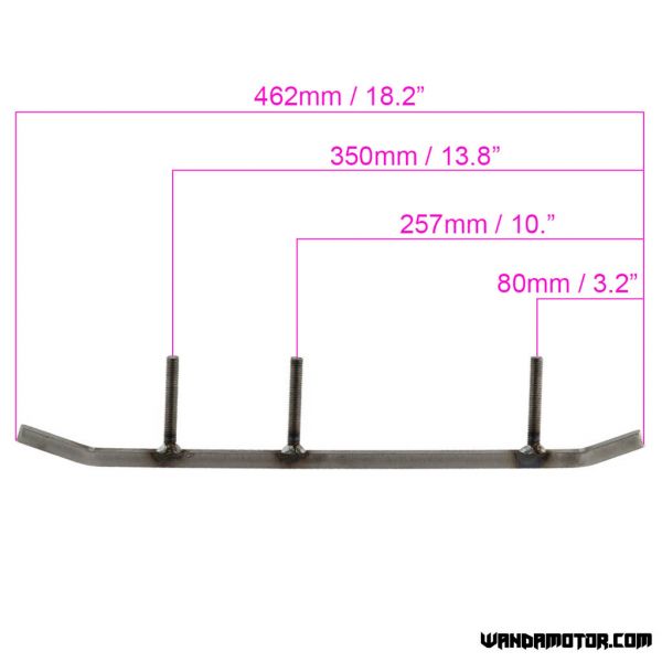 Guide rails Hardox BRP Blade-2