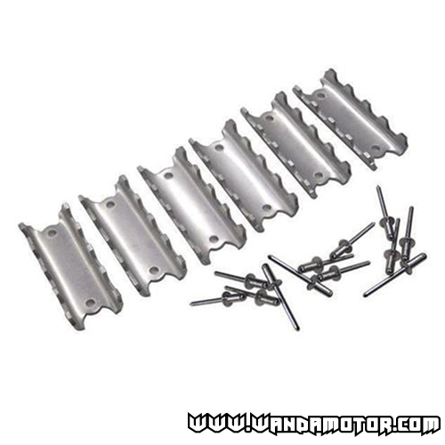 Snowmobile foot peg kit 6-part