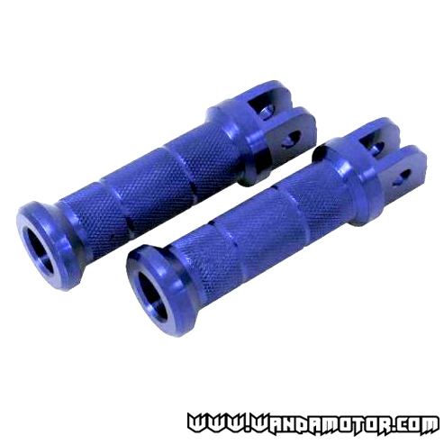 Foot pegs Monkey CNC blue