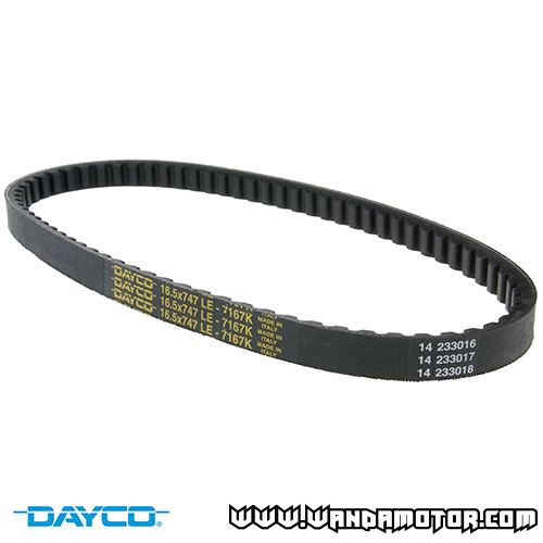 Variator belt Dayco 747 x 16.5