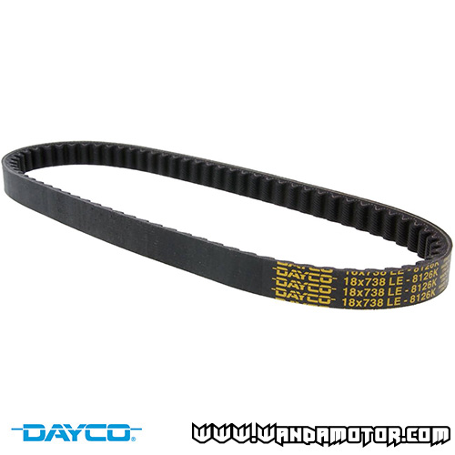 Variator belt Dayco 738 x 18