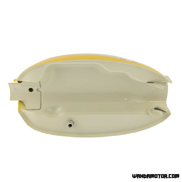 Fuel tank Honda Z50A white/yellow-2