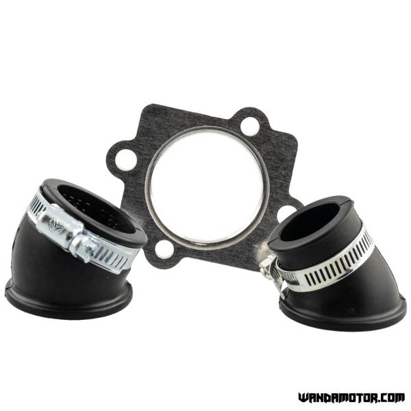 Carburetor flange Minarelli horizontal 24/32mm racing-2