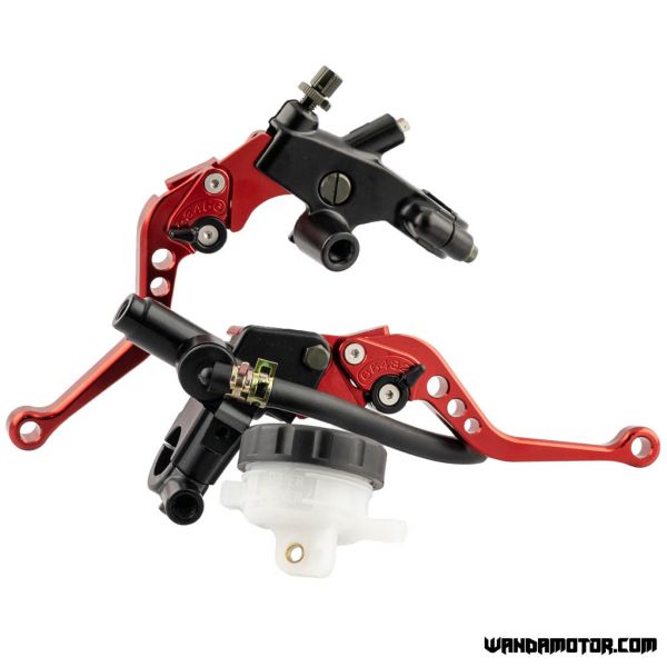 Lever kit CNC Stunt red-1