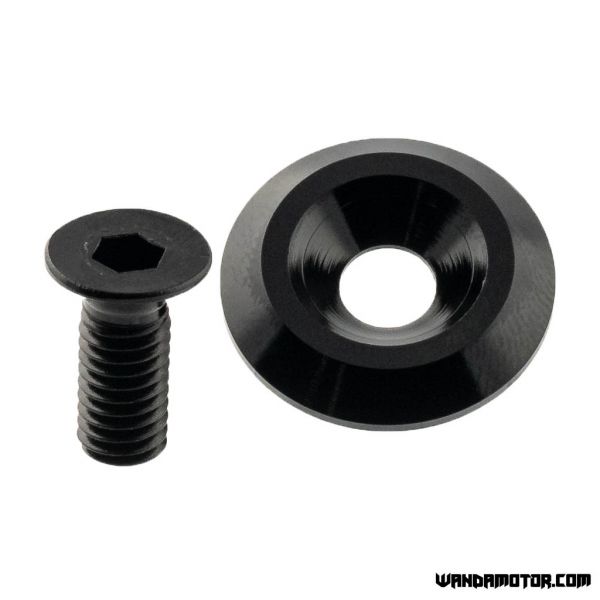 Fairing screw and washer M6 black-2