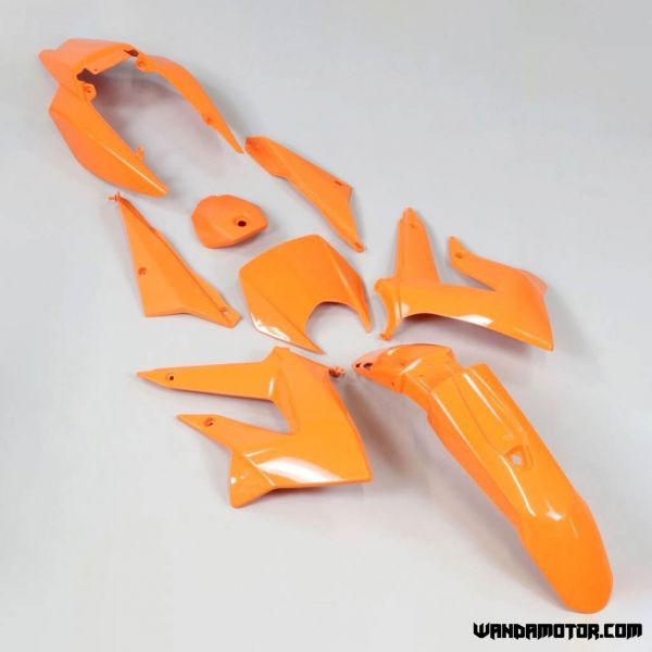 Plastic kit Derbi Senda, Gilera SMT, RCR orange 11-17