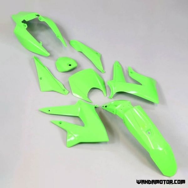 Plastic kit Derbi Senda, Gilera SMT, RCR green 11-17-1