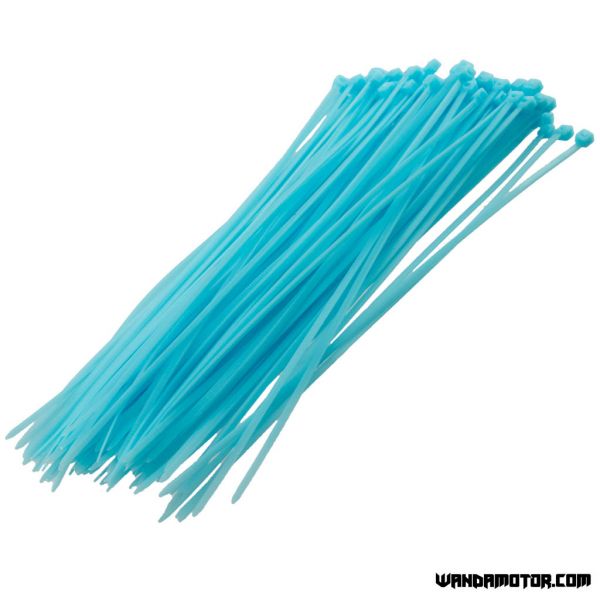 Colored cable tie 200 x 3 baby blue 100pcs-1