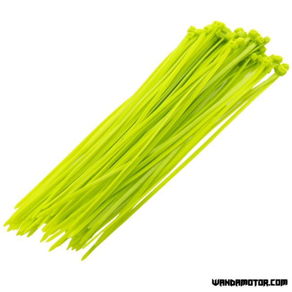 Colored cable tie 200 x 3 neon green 100pcs