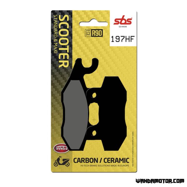 Brake pads SBS 197HF