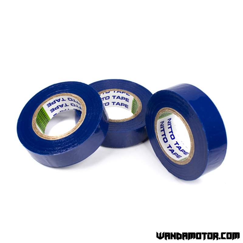 PVC insulation tape roll blue 3pcs