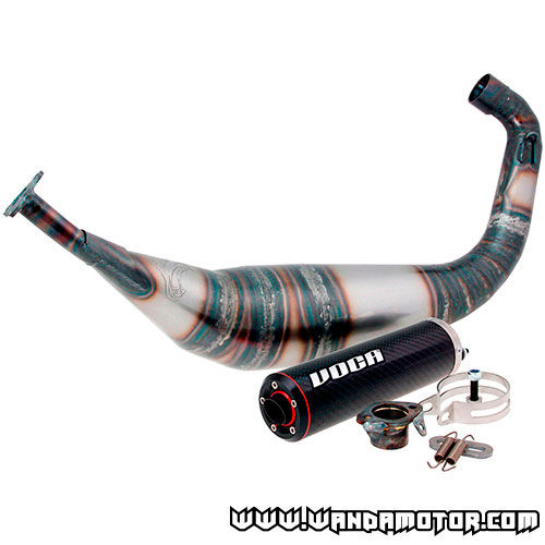 Exhaust system Voca racing big bore 90cc Derbi