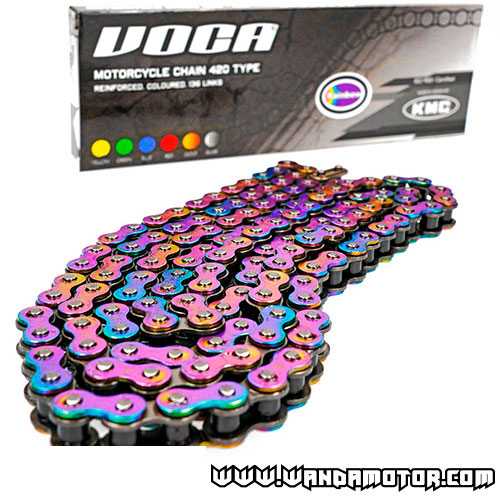 Chain Voca 420-136 titanium style reinforced