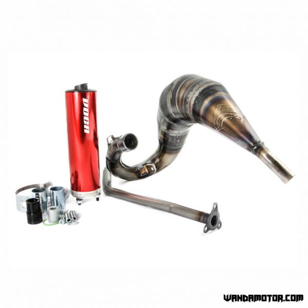 Exhaust system Voca Cross Rookie 50/70cc Rieju MRT Red-2