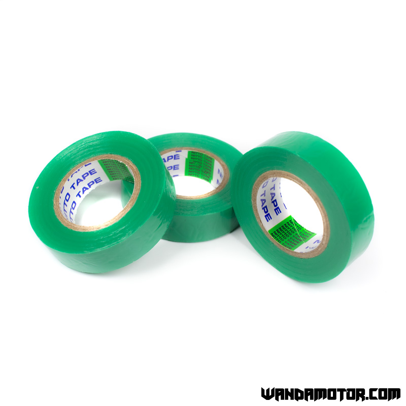 PVC insulation tape roll green 3pcs