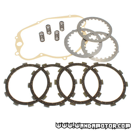 Clutch disc kit + gaskets Minarelli AM6