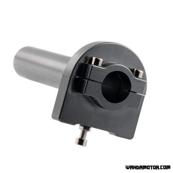 Throttle perch Ajotech Full-Throttle gun metal grey-2