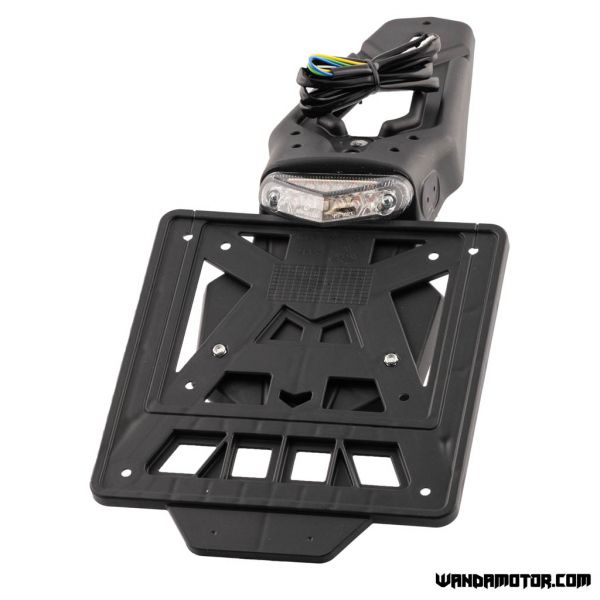 Racetech Integra LED rear light w/ holder, black