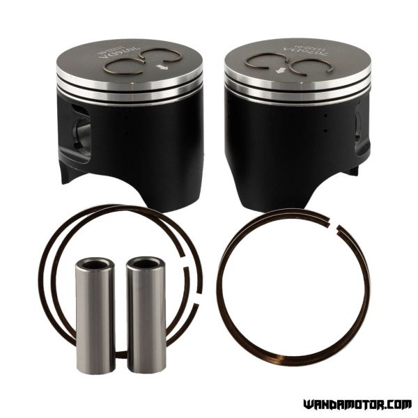 Piston kit Wössner Arctic Cat 800 anodized