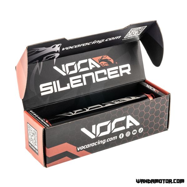 Äänenvaimennin Voca CNC 22cm punainen-2