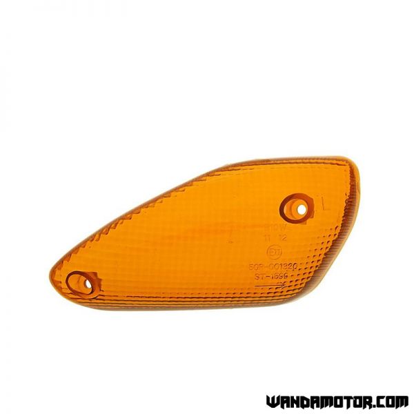 Indicator lens front left Yamaha Aerox <-2012 smoke