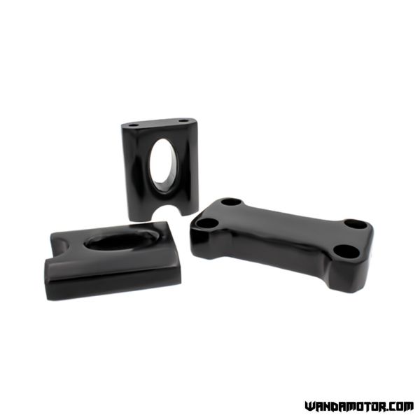 Handlebar riser kit Ajotech black-4