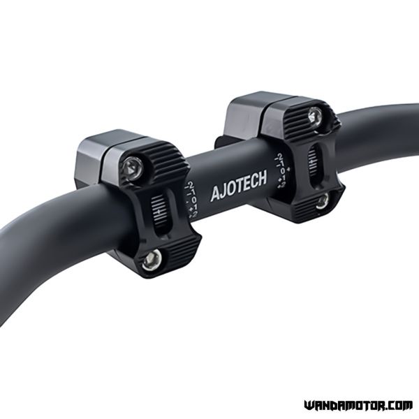 Handlebar mounting kit Ajotech fatbar black-2