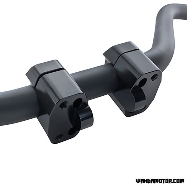 Handlebar mounting kit Ajotech fatbar black-3